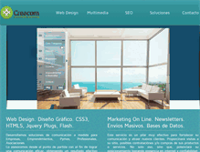 Tablet Screenshot of creacom.com.ar