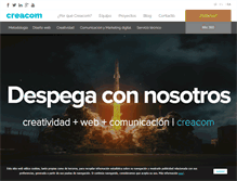 Tablet Screenshot of creacom.es